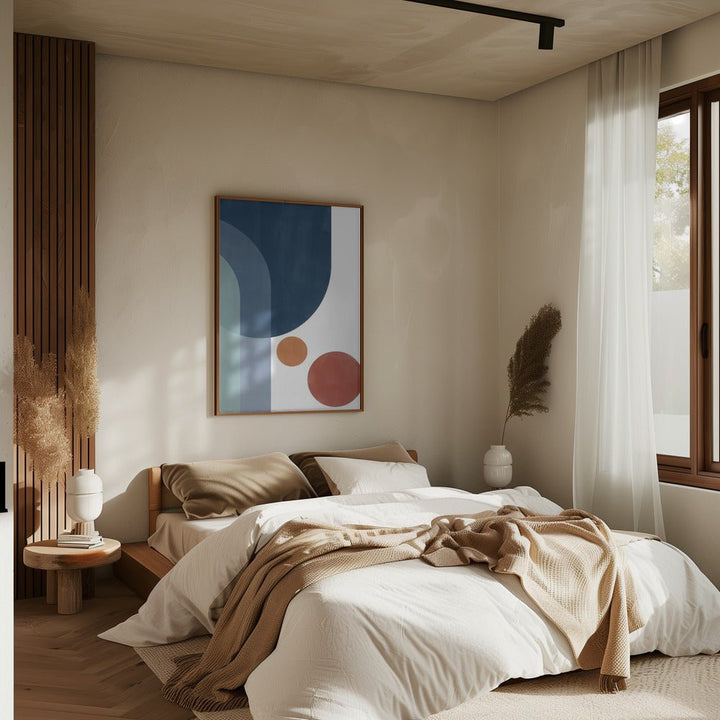 Overlapping Circles And Arches - Stretched Canvas, Poster or Fine Art Print - I Heart Wall Art - Poster Print, Canvas Print or Framed Art Print