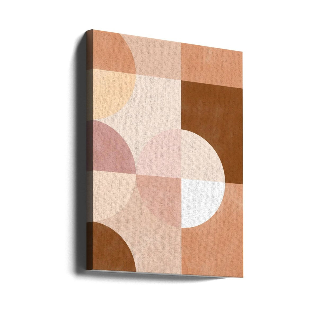 Overlapping Circles And Squares - Stretched Canvas, Poster or Fine Art Print - I Heart Wall Art - Poster Print, Canvas Print or Framed Art Print