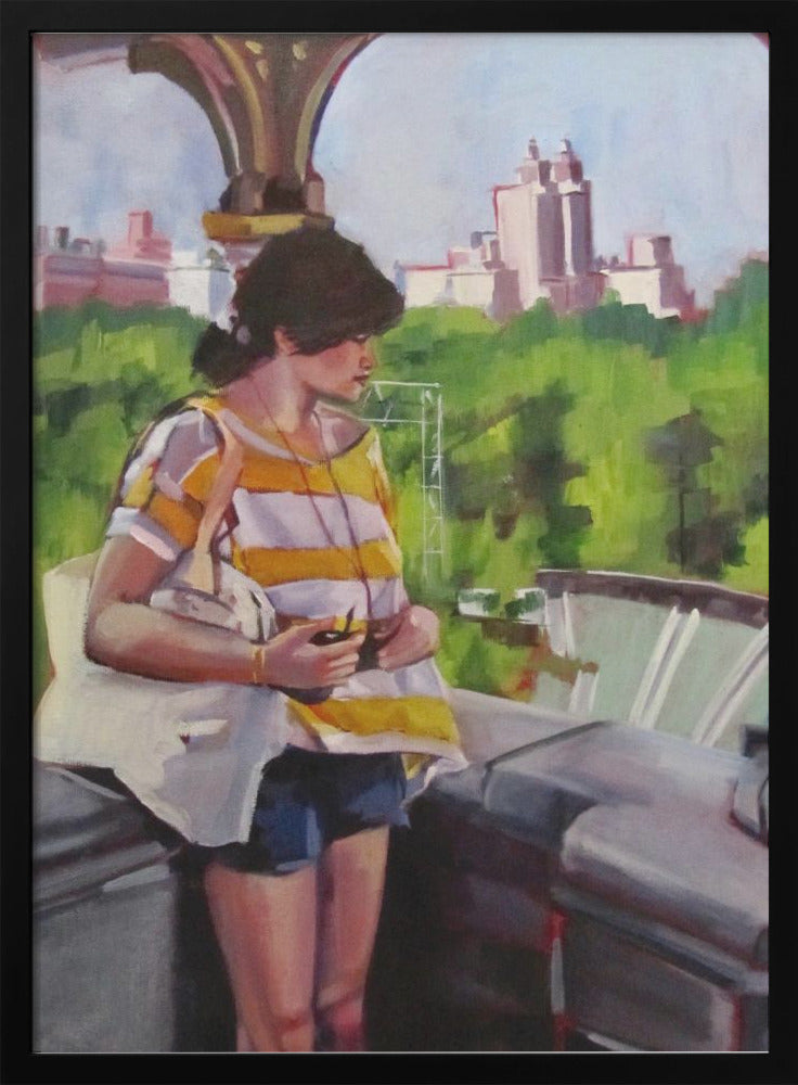 Overlooking Park - Stretched Canvas, Poster or Fine Art Print I Heart Wall Art