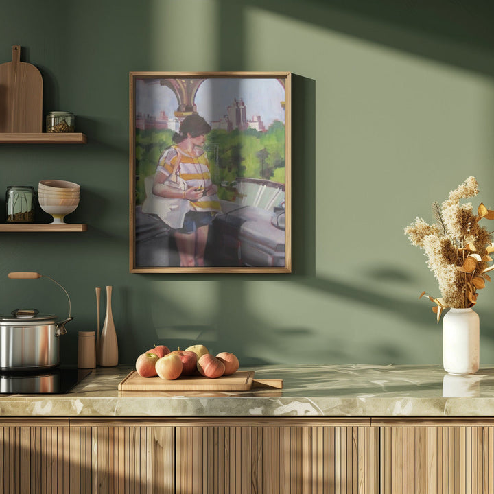 Overlooking Park - Stretched Canvas, Poster or Fine Art Print I Heart Wall Art