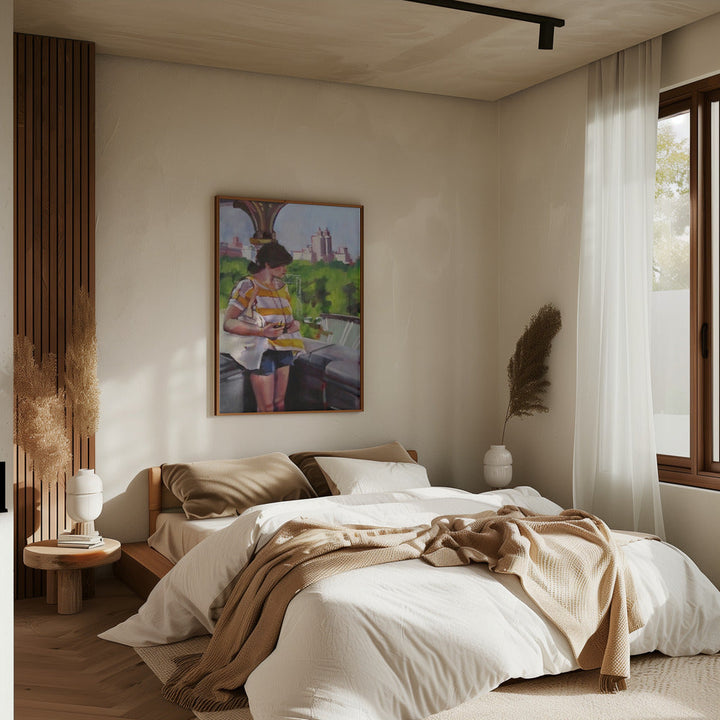 Overlooking Park - Stretched Canvas, Poster or Fine Art Print I Heart Wall Art