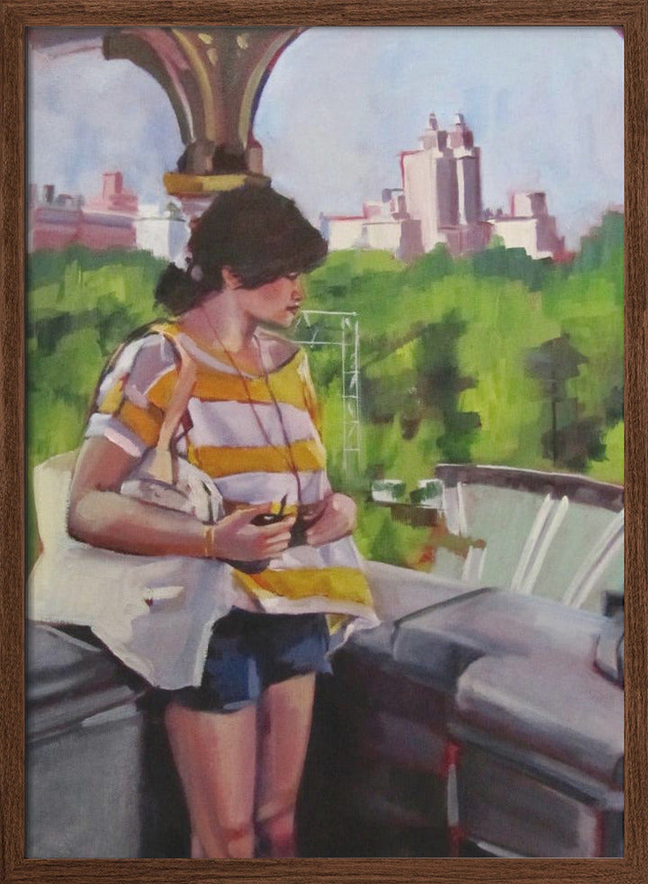 Overlooking Park - Stretched Canvas, Poster or Fine Art Print I Heart Wall Art
