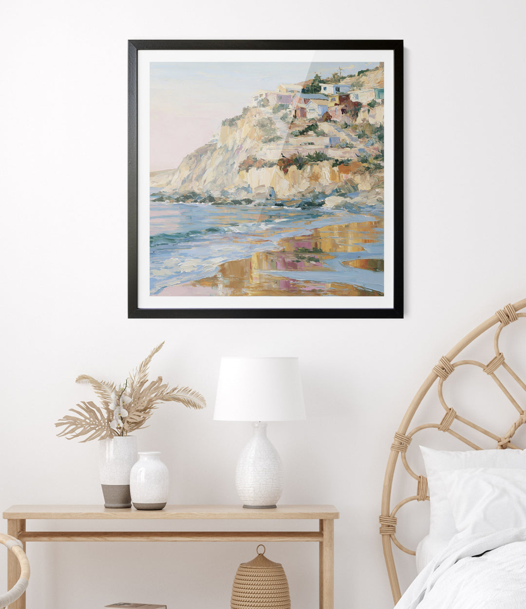 Overlooking the Blue by IHeartStudio - Australian Contemporary Coastal Landscape Canvas Print