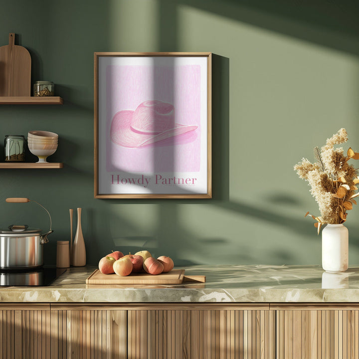 P&amp;c Howdypartner Copy - Stretched Canvas, Poster or Fine Art Print I Heart Wall Art