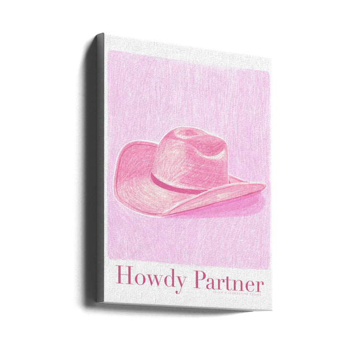P&amp;c Howdypartner Copy - Stretched Canvas, Poster or Fine Art Print I Heart Wall Art