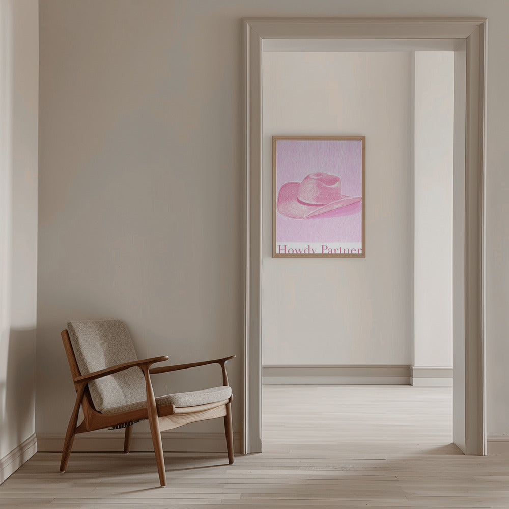 P&amp;c Howdypartner Copy - Stretched Canvas, Poster or Fine Art Print I Heart Wall Art