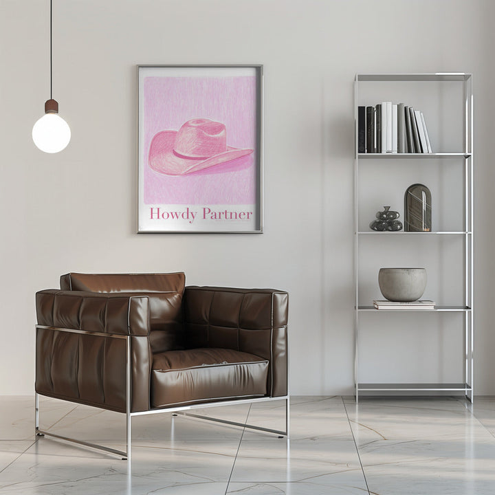 P&amp;c Howdypartner Copy - Stretched Canvas, Poster or Fine Art Print I Heart Wall Art