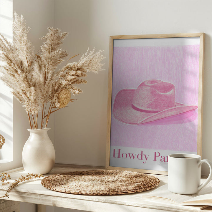 P&amp;c Howdypartner Copy - Stretched Canvas, Poster or Fine Art Print I Heart Wall Art