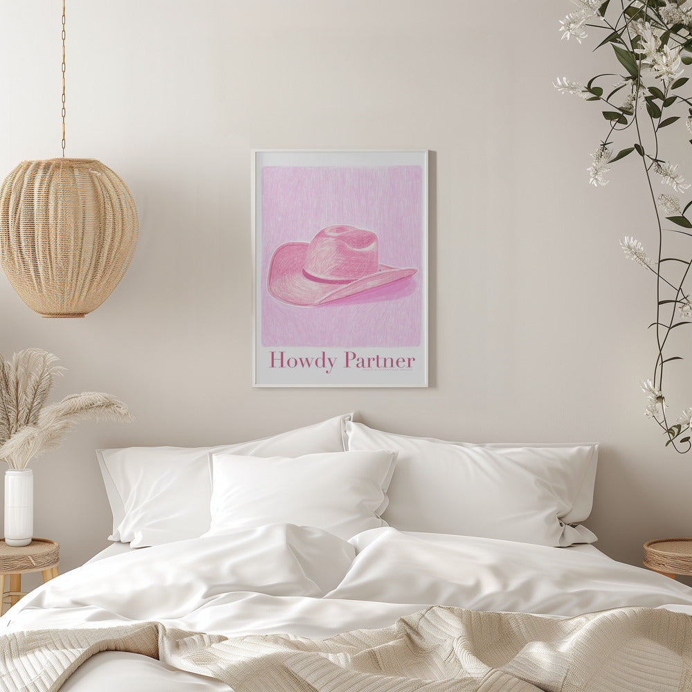 P&amp;c Howdypartner Copy - Stretched Canvas, Poster or Fine Art Print I Heart Wall Art