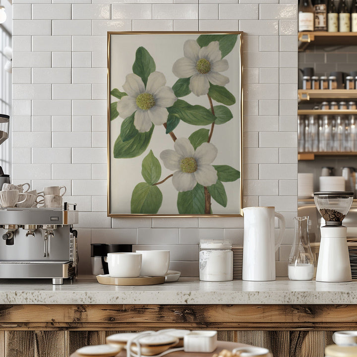 Pacific Dogwood - Stretched Canvas, Poster or Fine Art Print I Heart Wall Art