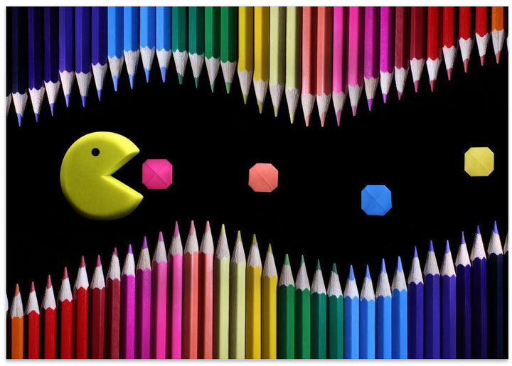 Packman - Stretched Canvas, Poster or Fine Art Print I Heart Wall Art