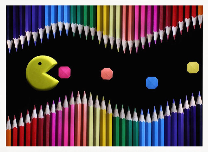 Packman - Stretched Canvas, Poster or Fine Art Print I Heart Wall Art
