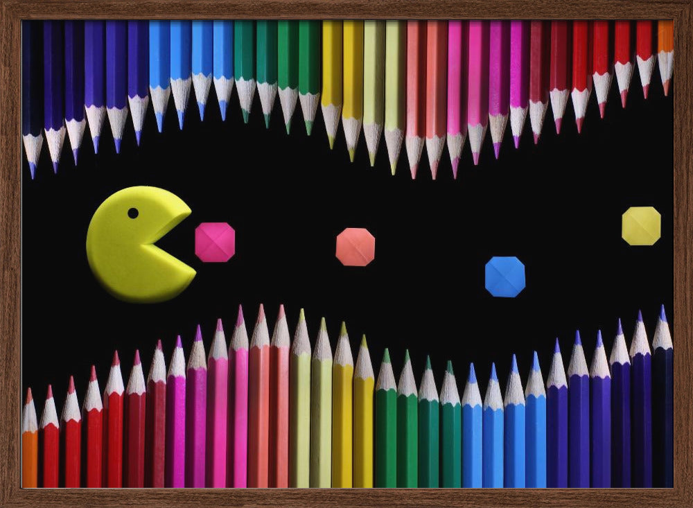 Packman - Stretched Canvas, Poster or Fine Art Print I Heart Wall Art