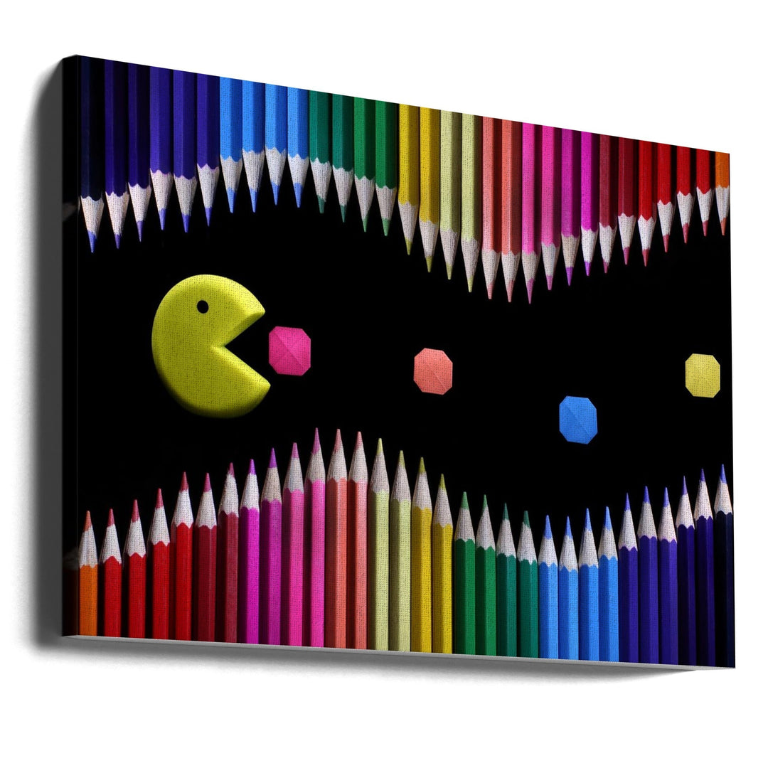Packman - Stretched Canvas, Poster or Fine Art Print I Heart Wall Art