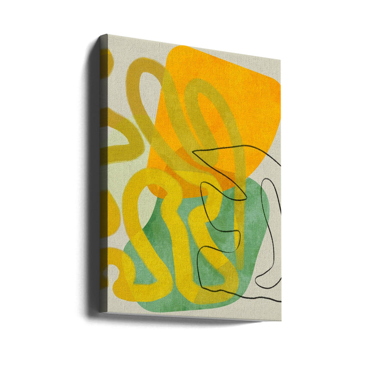 Painted Lines 8 Kopie - Stretched Canvas, Poster or Fine Art Print I Heart Wall Art