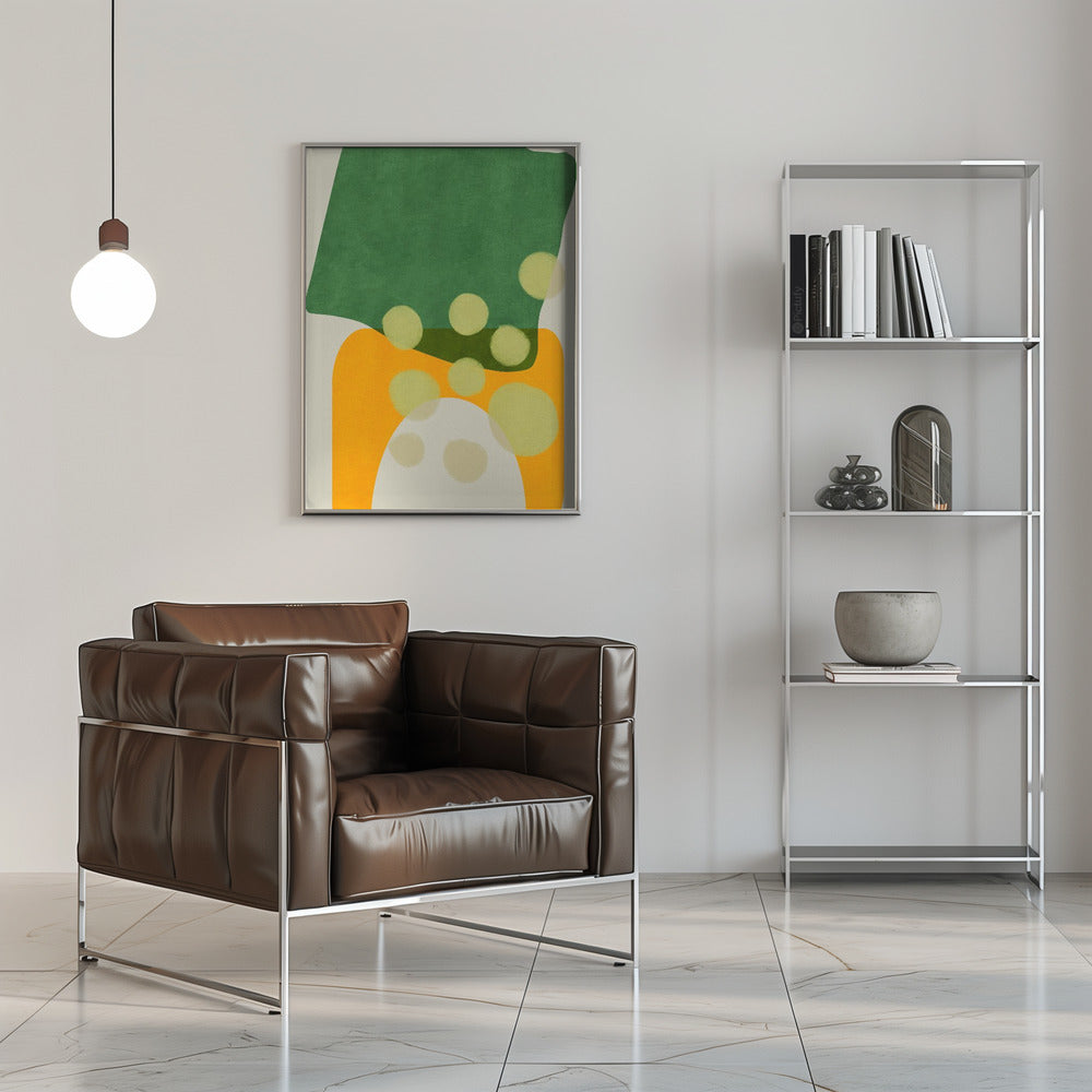 Painted Lines 9 Kopie - Stretched Canvas, Poster or Fine Art Print I Heart Wall Art