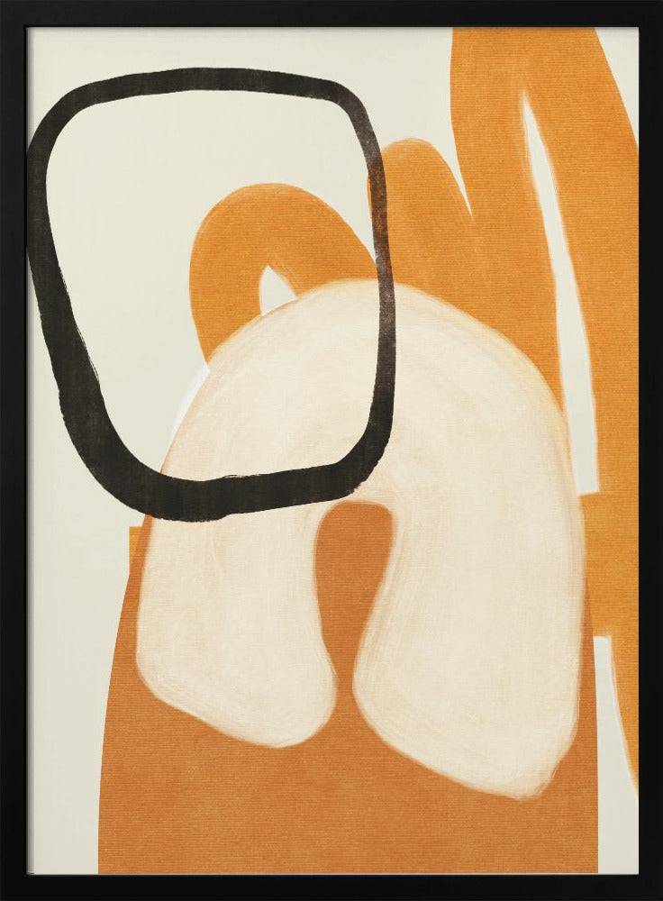 Painted Lines Desatur2 Kopie - Stretched Canvas, Poster or Fine Art Print I Heart Wall Art