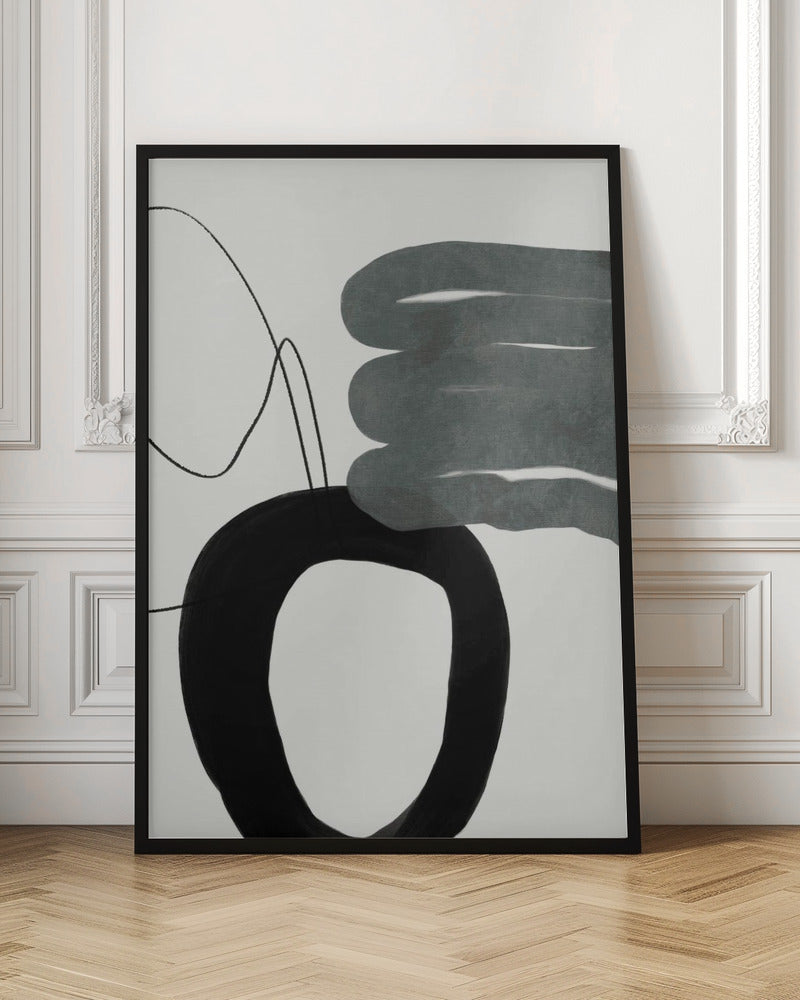 Painted Lines Swazz Kopie - Stretched Canvas, Poster or Fine Art Print I Heart Wall Art