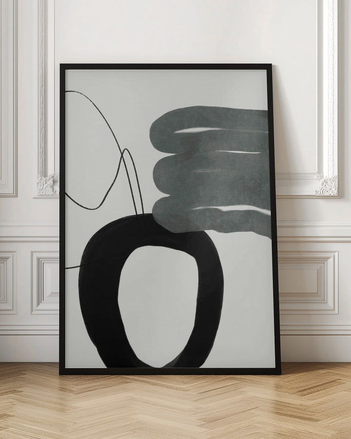 Painted Lines Swazz Kopie - Stretched Canvas, Poster or Fine Art Print I Heart Wall Art