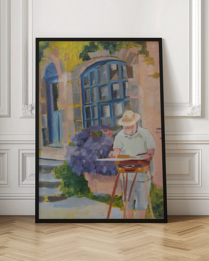Painter In Provence - Stretched Canvas, Poster or Fine Art Print I Heart Wall Art