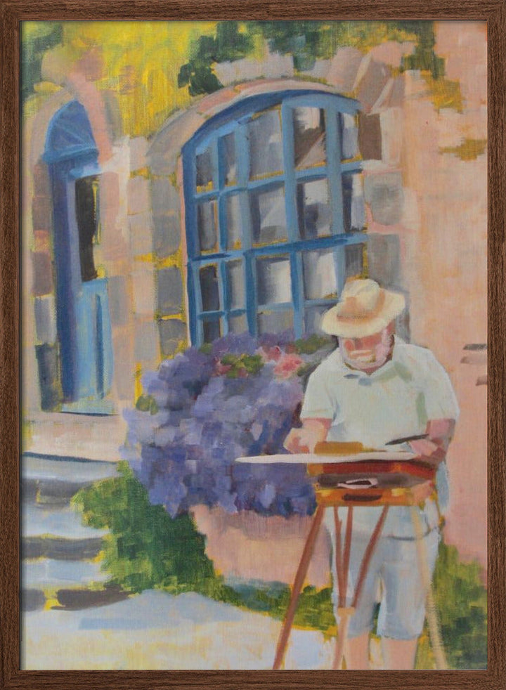 Painter In Provence - Stretched Canvas, Poster or Fine Art Print I Heart Wall Art