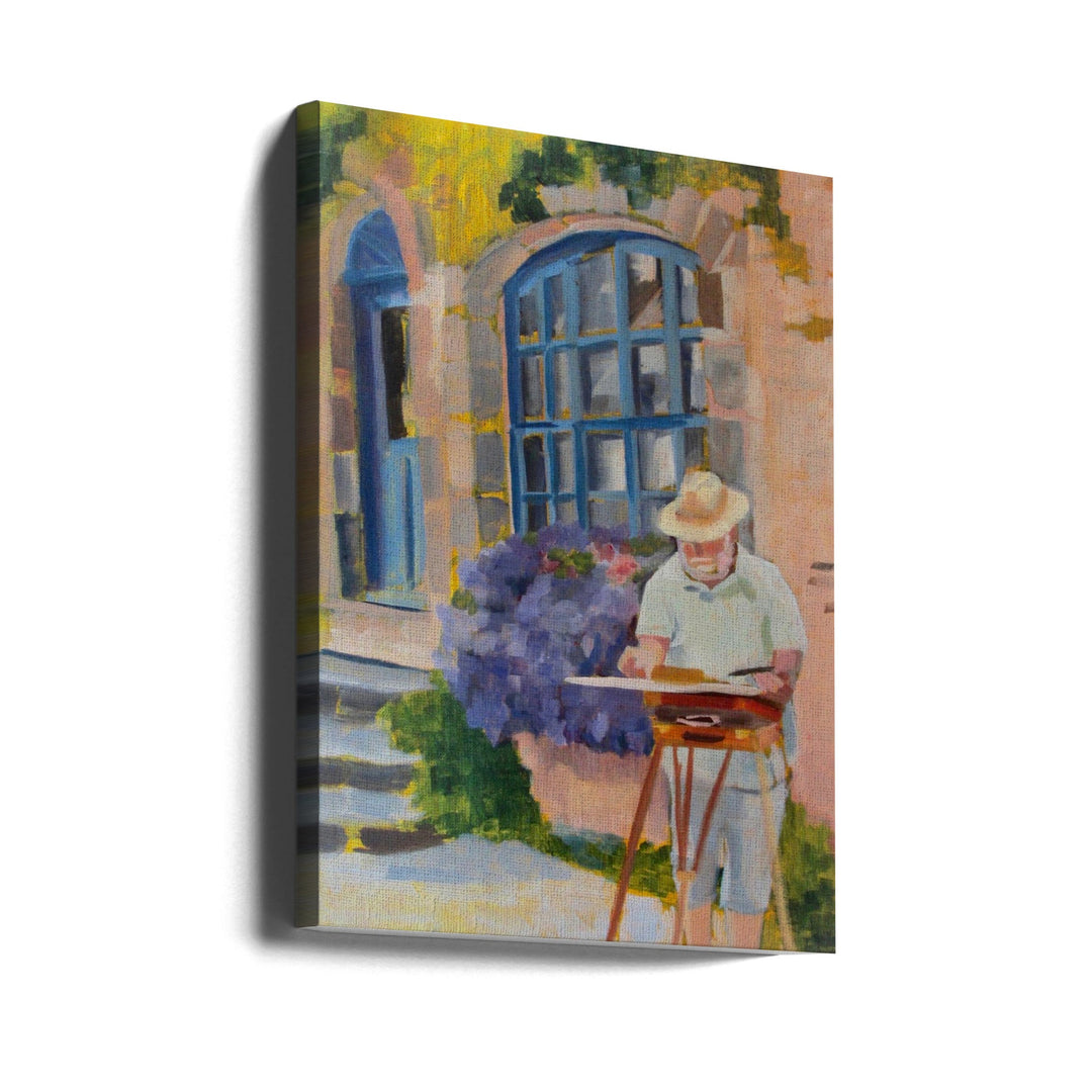 Painter In Provence - Stretched Canvas, Poster or Fine Art Print I Heart Wall Art