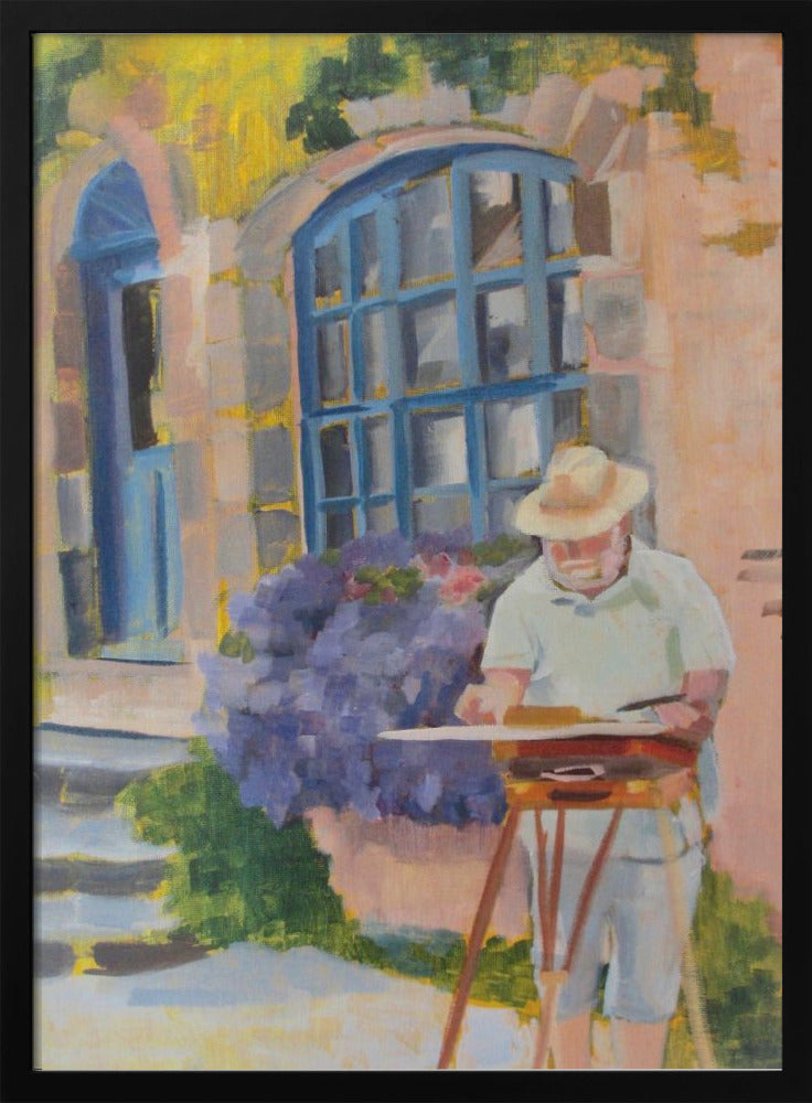 Painter In Provence - Stretched Canvas, Poster or Fine Art Print I Heart Wall Art