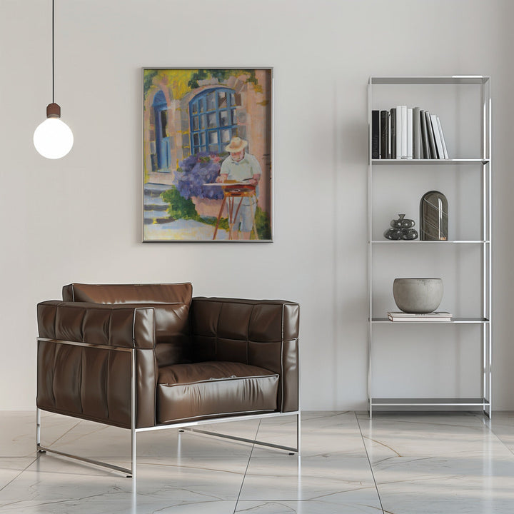 Painter In Provence - Stretched Canvas, Poster or Fine Art Print I Heart Wall Art