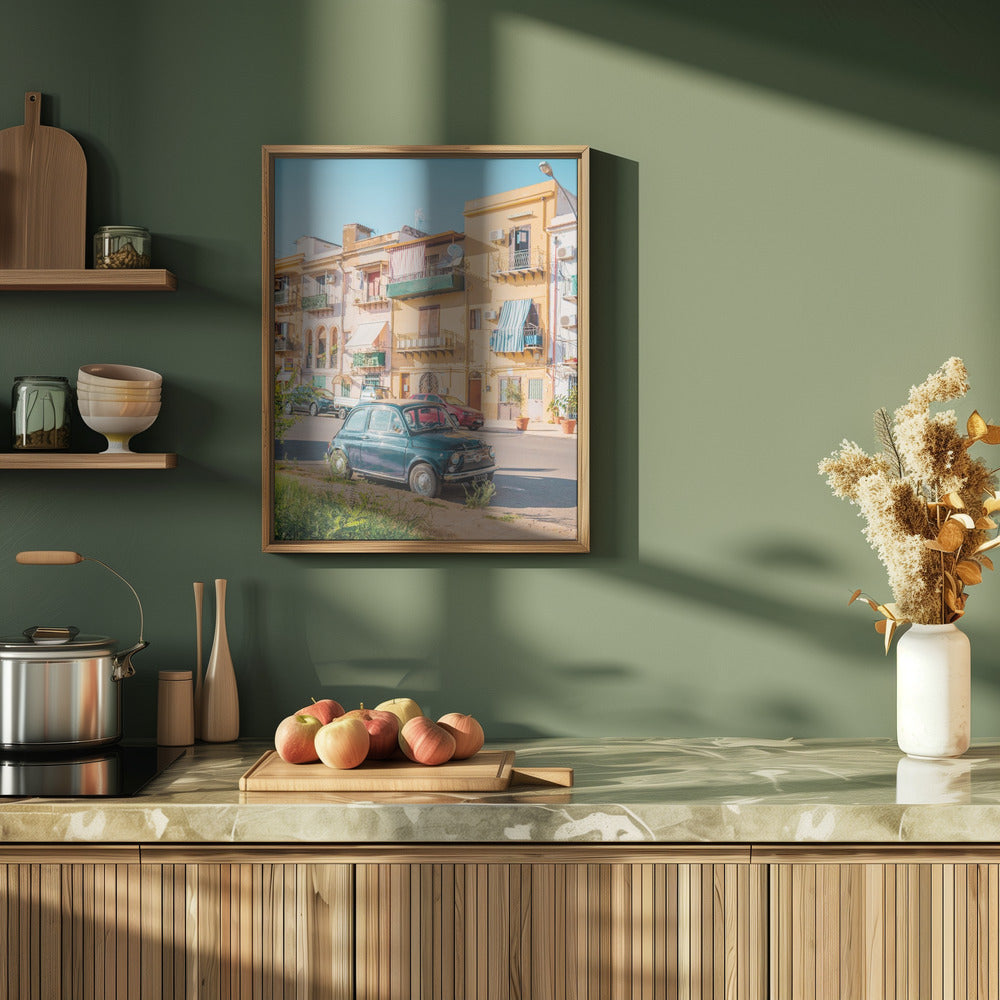 Palermo Street - Stretched Canvas, Poster or Fine Art Print I Heart Wall Art