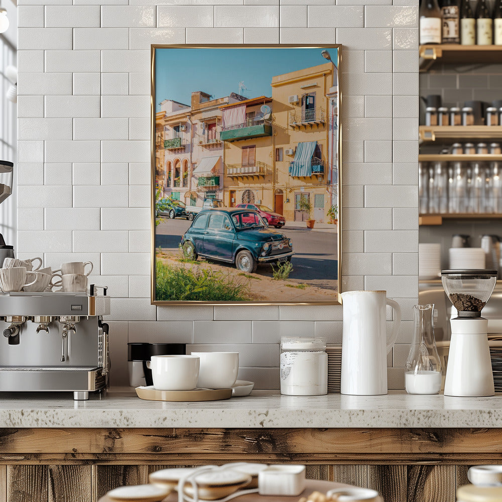 Palermo Street - Stretched Canvas, Poster or Fine Art Print I Heart Wall Art
