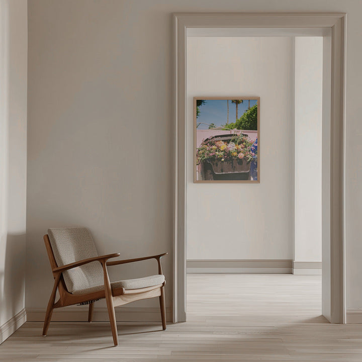 Palm Springs Curb - Stretched Canvas, Poster or Fine Art Print I Heart Wall Art