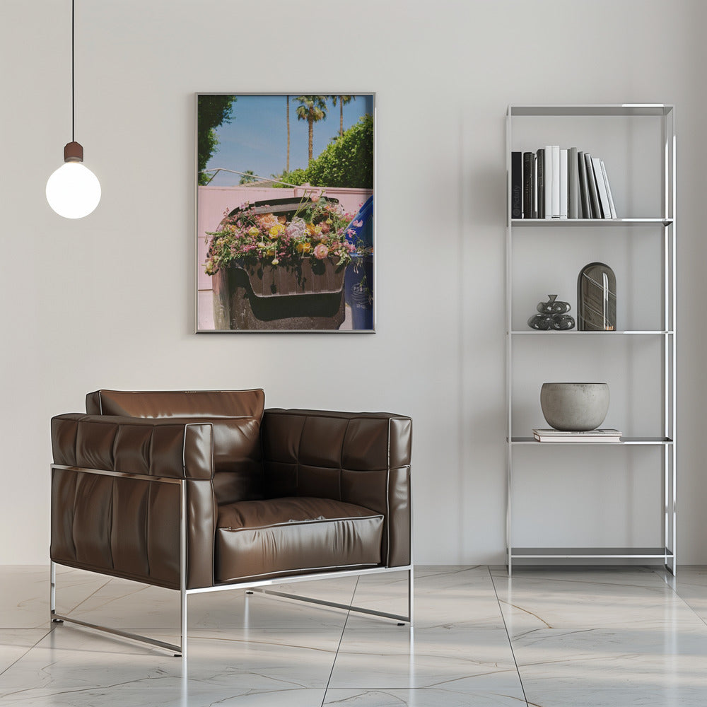 Palm Springs Curb - Stretched Canvas, Poster or Fine Art Print I Heart Wall Art