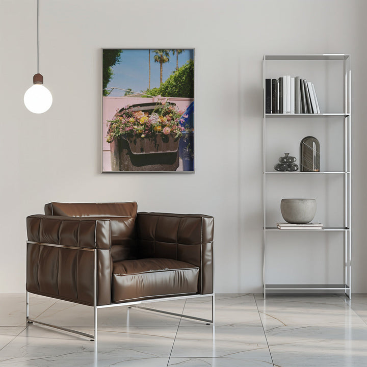 Palm Springs Curb - Stretched Canvas, Poster or Fine Art Print I Heart Wall Art