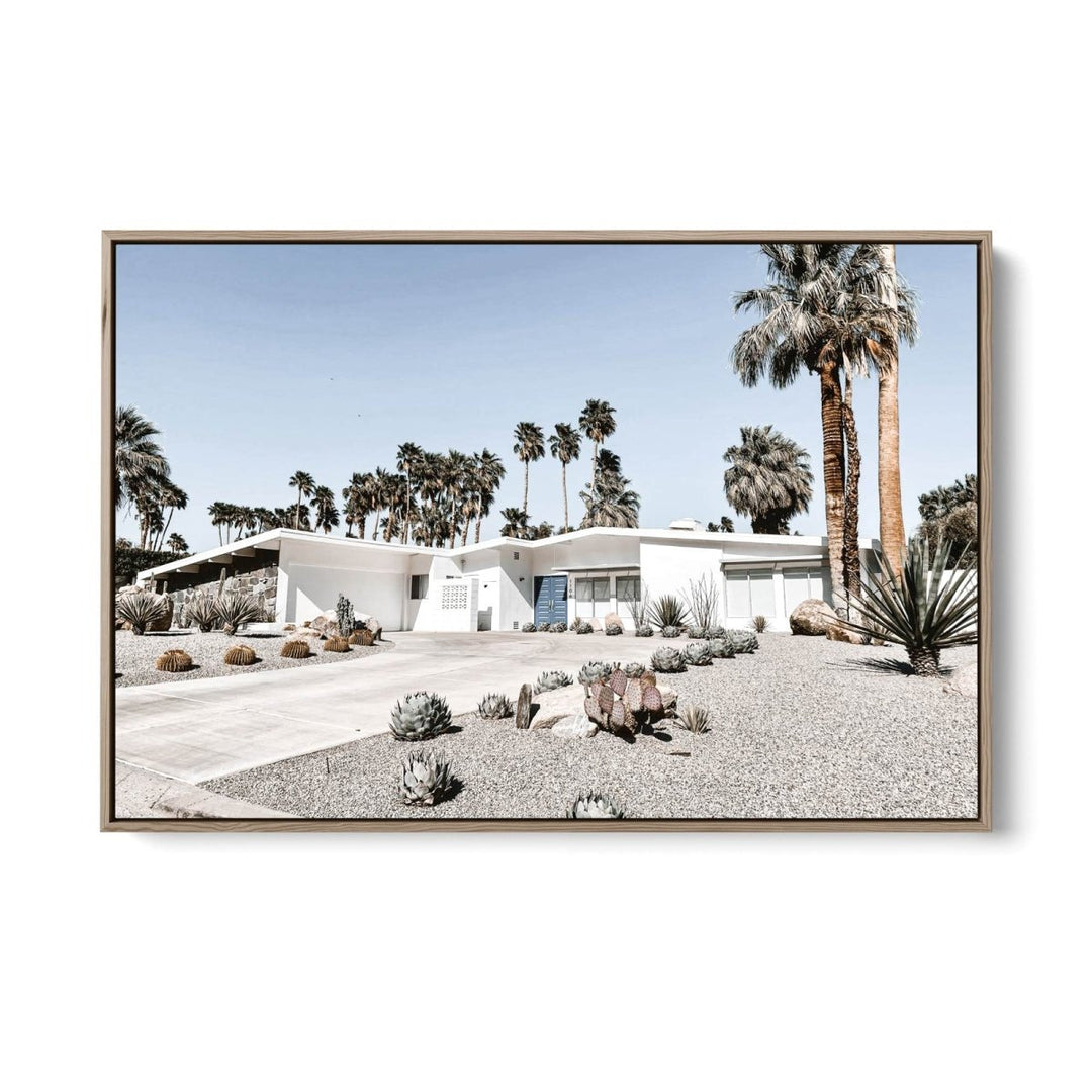 Palm Springs Home - Photographic Print of Palm Springs Home in Mid Century Style - I Heart Wall Art - Poster Print, Canvas Print or Framed Art Print