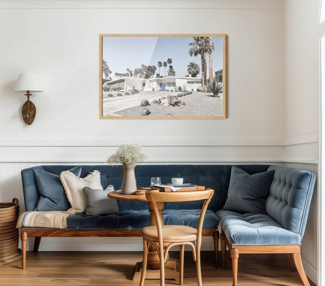 Palm Springs Home - Photographic Print of Palm Springs Home in Mid Century Style - I Heart Wall Art - Poster Print, Canvas Print or Framed Art Print
