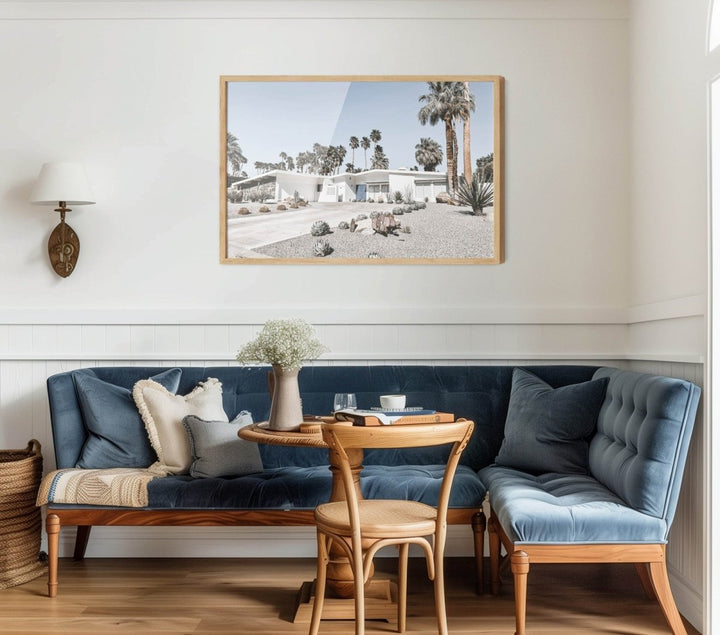 Palm Springs Home - Photographic Print of Palm Springs Home in Mid Century Style - I Heart Wall Art - Poster Print, Canvas Print or Framed Art Print
