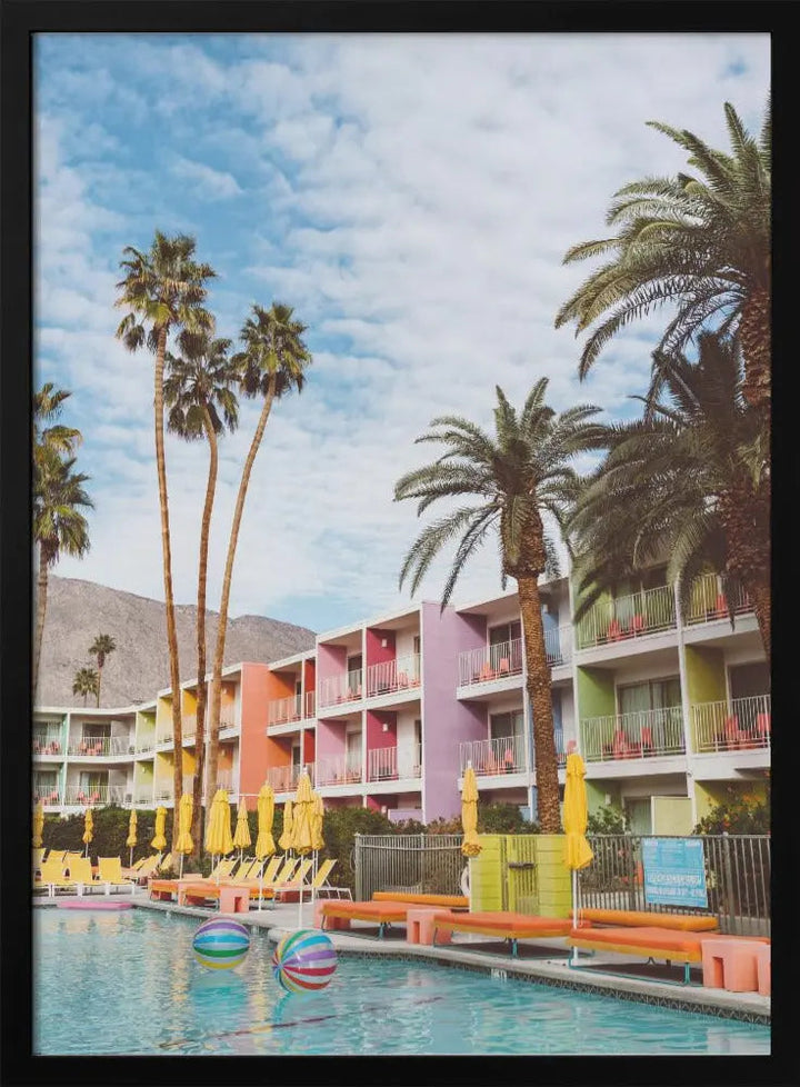Palm Springs Pool Day VII - Stretched Canvas, Poster or Fine Art Print I Heart Wall Art