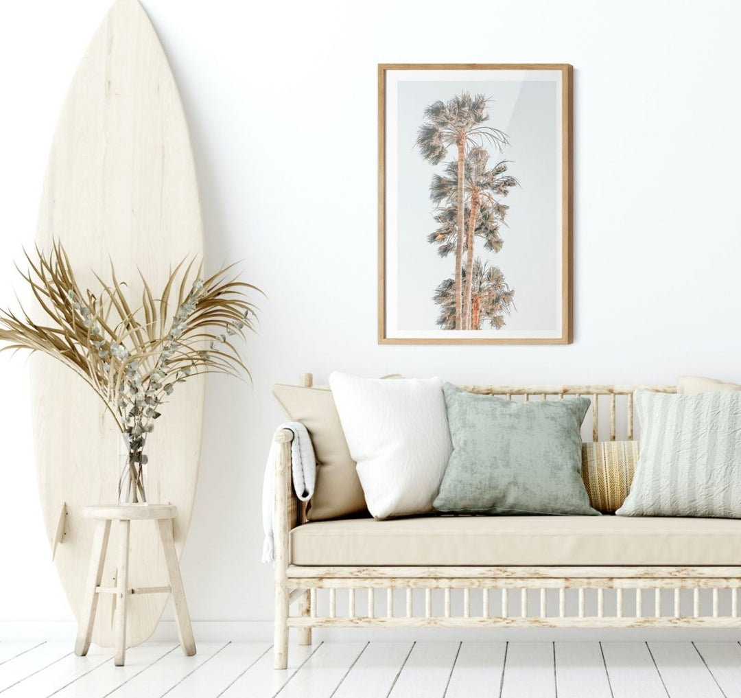 Palm Study IV - Coastal Photographic Art / Stretched Canvas Print - I Heart Wall Art - Poster Print, Canvas Print or Framed Art Print