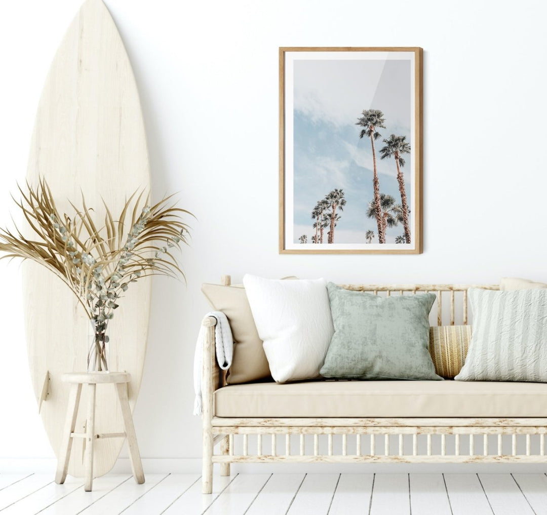 Palm Study VII - Coastal Photographic Art / Stretched Canvas Print - I Heart Wall Art - Poster Print, Canvas Print or Framed Art Print
