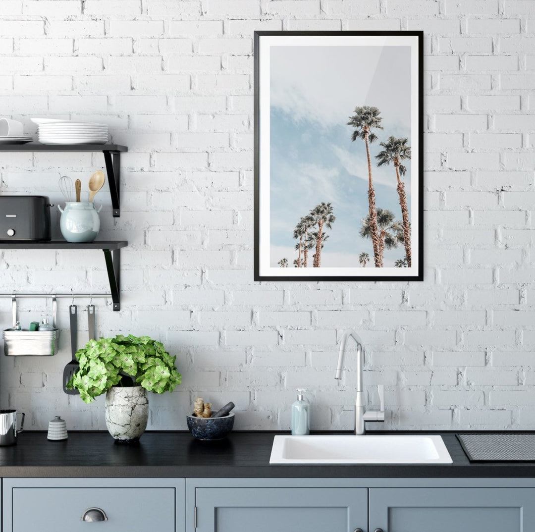 Palm Study VII - Coastal Photographic Art / Stretched Canvas Print - I Heart Wall Art - Poster Print, Canvas Print or Framed Art Print