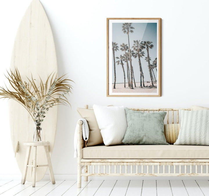 Palm Study X - Coastal Photographic Art / Stretched Canvas Print - I Heart Wall Art - Poster Print, Canvas Print or Framed Art Print