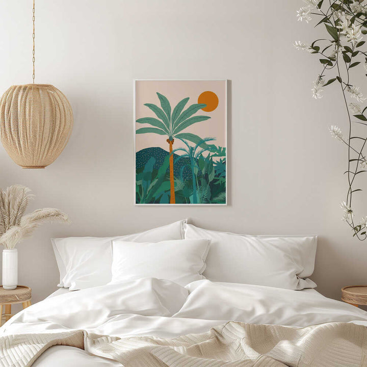 Palm Vibes - Stretched Canvas, Poster or Fine Art Print - I Heart Wall Art - Poster Print, Canvas Print or Framed Art Print