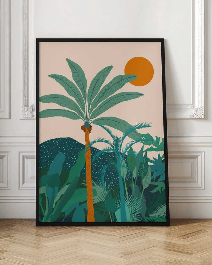 Palm Vibes - Stretched Canvas, Poster or Fine Art Print - I Heart Wall Art - Poster Print, Canvas Print or Framed Art Print