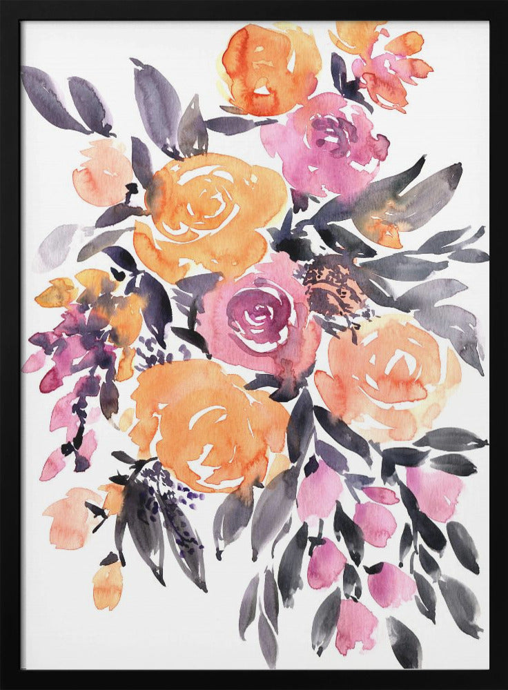 Paloma bouquet - Stretched Canvas, Poster or Fine Art Print I Heart Wall Art