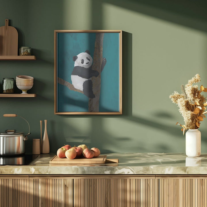 Panda - Stretched Canvas, Poster or Fine Art Print - I Heart Wall Art - Poster Print, Canvas Print or Framed Art Print