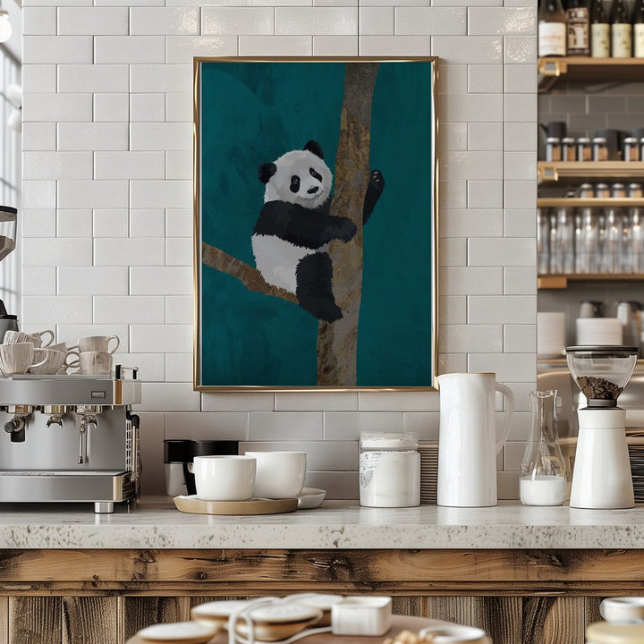 Panda - Stretched Canvas, Poster or Fine Art Print - I Heart Wall Art - Poster Print, Canvas Print or Framed Art Print