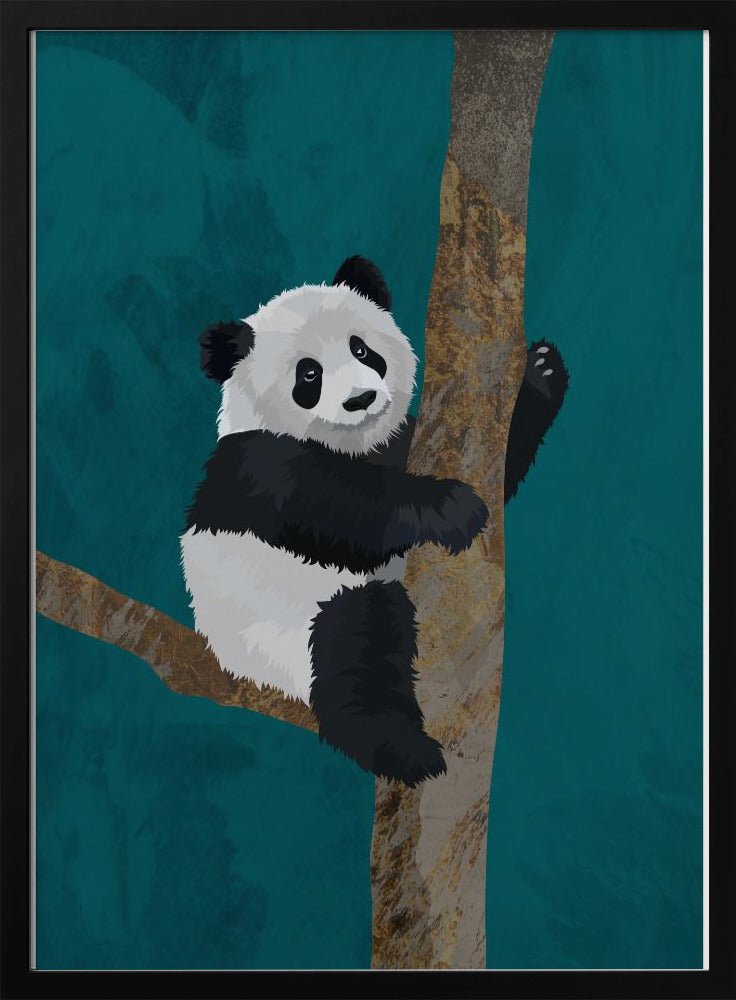 Panda - Stretched Canvas, Poster or Fine Art Print - I Heart Wall Art - Poster Print, Canvas Print or Framed Art Print