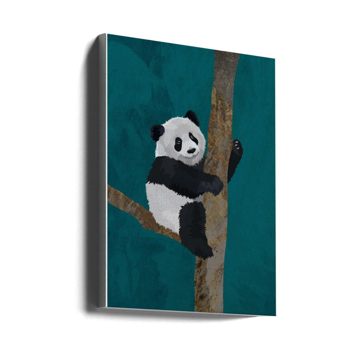 Panda - Stretched Canvas, Poster or Fine Art Print - I Heart Wall Art - Poster Print, Canvas Print or Framed Art Print