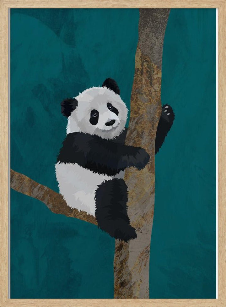 Panda - Stretched Canvas, Poster or Fine Art Print - I Heart Wall Art - Poster Print, Canvas Print or Framed Art Print