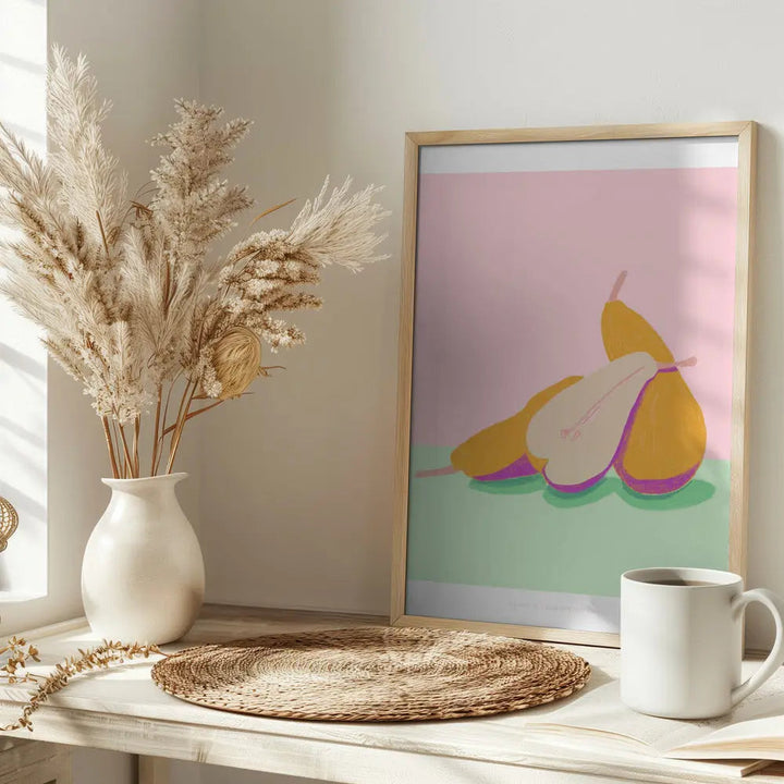Pandc Pears Copy - Stretched Canvas, Poster or Fine Art Print I Heart Wall Art